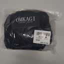 OMKAGI Women Long Sleeve Tops Boat Neck Off Shoulder Shirts Fitted Going Out Y2K Crop Top (Black, XS)