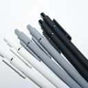 6pcs 0.5mm Gel Pens, Quick Dry Black Ink Fine Point Pens, High-End Series Smooth Writing Pens for School, Office & Home Supplies, Ideal Gifts for Women and Men