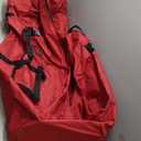 Rolling Christmas Tree Storage Bag, Fits Up to 7.5 ft Artificial Xmas Disassembled Trees. Extra Large Storage Container with Wheels and Handles. Against Dust and Moisture (Red)