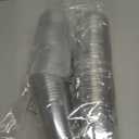 Ziliny 50 Sets Clear Plastic Coffee Cups with Sip Lids, Disposable Plastic PET Crystal Cups for Iced Coffee, Smoothie, Cold Beverage, Drink Shops and Party Catering(Clear,16 oz)