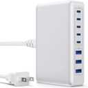 USB C Charger 630W USB C Charger Block 10-Ports GaN IV Fast Charging Station,Dual PD 100W Laptop Charging Hub Wall Charge Adapter Compatible with MacBook/Air,DELL,Steam Desk,iPhone 16/15/Galaxy S25