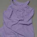 Womens Tank Top,Women Solid Ruffle Tank Tshirt Girls Loose Fit Cute V Neck Summer Workout Sleeveless Yoga Running T Shirts, Purple Sma