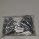 Lihopefe Ball Bungee Cords with Elastic String, Smooth Bungee Ball, for Tents, Canopies, Tarp, Straps, Poles, Wires, and Roller Blinds. (20 Piece，9 inch，Grey)