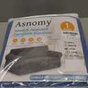 Asnomy Couch Covers for 3 Cushion Couch Stretch Sofa Covers Slipcovers, Pet Protector Furniture Covers for Dogs Cats Spandex Jacquard Fabric Small Checks LargeRiver Blue