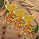Clear Cellophane Treat Bags Cello Cookie Candy Plastic Bag, Yellow 6x9 Inch BagsPack of 50 (23x15-yellow)