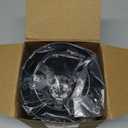 2pack PVC Furnace Flue Pipe Vent Cap for 1.5" 2" 3" Pipe Hemispherical Flue Roof Vent Cap Keep Small Animals Out of Exterior Exhaust Cover (Black)