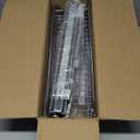 OCG Slide Out Cabinet Organizer for Narrow Cabinet (5" W X 17" D), 2 Tier Pull Out Shelves Slim Sliding Cabinet Organizer and Storage, Chrome