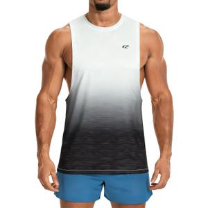 EZRUN Men's Quick Dry Stringer Tank Top for Bodybuilding & Gym