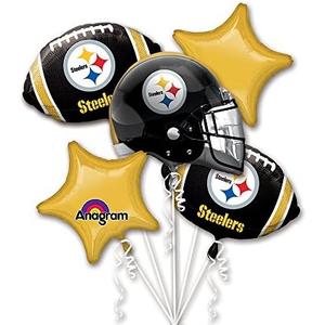 Anagram - 74579 Anagram BOUQUET STEELERS, One size, Multicolor