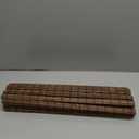 LazBlinds No Drill Bamboo Roman Shades, 22" W x 64" H, Malay Walnut