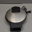 Cuisinart Waffle Maker, 1250W Round Classic Waffle Iron, 5Setting Adjustable Browning Control, WMRCANAS, Brushed Stainless