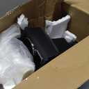 Car Armrest Box for Honda Fit Jazz Hatchback 2009-2013 Accessories Center Console Leather Arm Rest Double-Layer Storage Space with Cup Holder (Black Thread)