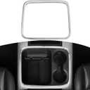 for RAM Center Console Storage Tray Trim Cover Frame for RAM 1500 2015-2018 Chrome Interior Accessories 1pc
