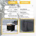 Winter Bee Hive Wrap for 8 and 10 Frame Bee Hives,3 Layer Adjustable Beehive insulation Wrap Beekeeping Supplies,600D Oxford Insulated Wrap Beehive Protection Cover Waterproof Windproof 76.5"x24.8"