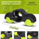 4 Pack Bike Trainer Rocker Feet, Indoor Bike Trainer Stand Rocker Feet Adapters, Indoor Cycling Snap Rocker Feet Adapters with 8 Pack Tennis Balls for Wahoo Kickr Core 1,Indoor Cycling Accessories