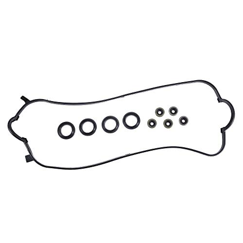 X AUTOHAUX Valve Cover Gasket Set for Honda Accord 2.3L L4 1998-2002 for Honda Odyssey 2.2L L4 1998-1998 for Acura CL 2.3L L4 1998-1999