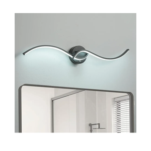 vivihobb Modern Dimmable LED Vanity Lighting,Bathroom Light Fixture Over Mirror,Black,32 Inch,30W,3CCT