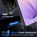 Ferilinso [Auto Dust Install] 3 Pack Screen Protector for Samsung Galaxy S26 Ultra, Military Grade Shatterproof, with 3Pack Tempered Glass Camera Lens Protector, Phone Case Friendly Accessories