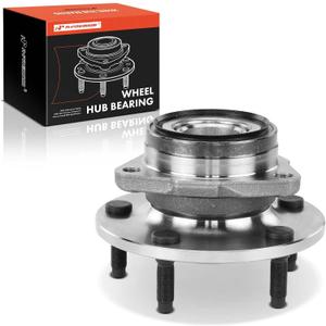 A-Premium Front Wheel Bearing and Hub Assembly with 5-Lug Compatible with Dodge Ram 1500 1994-1999, 4WD Only