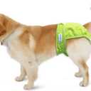Teamoy Reusable Female Dog Diapers with Inserts (Pack of 4), Doggie Diaper Liners Period Pants for Dogs in Heat & Incontinence, Super-Absorbent, M