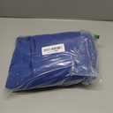 Women's Long Sleeve Round Neck Cropped Sweatshirts Cute Loose Fit Pullover Tops (XX-Large, Blue)