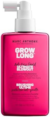 Marc Anthony Anti-Frizz Shield Ultimate Blowout Spray, Grow Long - Smooth, Shiny Hair in High Humidity - Heat Protectant - 6.7 oz
