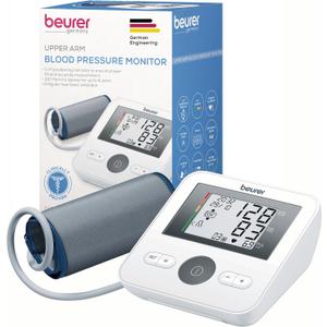 Beurer BM27 Upper Arm Blood Pressure Monitor for Home Use with Automatic Adjustable Cuff, 120 Memory Sets, Irregular Heart Rate Detection, Risk Indicator, and Storage Bag