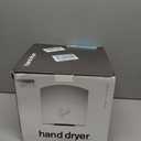 Hand Dryer for Home Bathroom White ABS Cover Noise Reduction Easy Installation Plug in for Household
