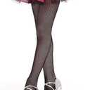 Children Kids Girls Hollow Out Fishnet Tights Lace Pantyhose Leggings 1 Pair (Black), Size: Small