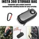 TQLGY Camera Accessories Kit for Insta360 X5, Insta 360 X5 Premium Glass Lens Guard, Silicone Protective Cover and Lens Cap, Tempered Glass Screen Protectors, Camera Case Bundle Kit