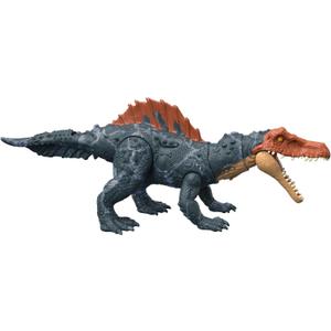 Mattel Jurassic World Dominion Massive Action Dinosaur Figure, Siamosaurus Dino Toy with Attack Motion, Plus Downloadable App & AR