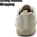 WateLves Barefoot Water Shoes Women Men Breathable Wide Width Toe Box Beach Walking Shoes Comfortable Slip On Minimalist Sneakers for Travel Hiking (Beige)