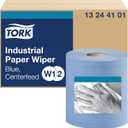 Tork Industrial Wiper Blue W1/W2, Centerfeed, 2 x 375 Sheets, 13244101 (10 inches (Case of 2 Rolls))