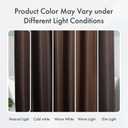 AmazerBath Brown Shower Curtain Waffle Textured, Fabric Shower Curtain Thick Heavy Duty 240GSM Hotel Quality Bathroom Shower Curtains, 72 x 72 Inches
