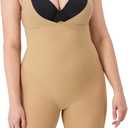 Maidenform Women's Shapewear Tummy Control Wear Your Own Bra, Open Bust Thigh Slimmer Bodysuit, Firm Body Shaper (XX-Large)