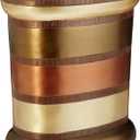 Zahari Home Decorative Trash Can for Bathroom, Office & Bedroom - 2.1 Gallons Stylish & Small Trash Can for Dorms, Desktop & Restroom - Chic Waste Basket for Compact Spaces, Contempo