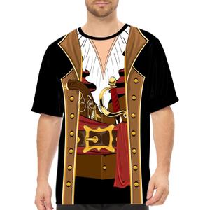 MISS FANTASY Pirate Shirt Women Men - Pirate Costume Outfits Halloween Unisex Adults (Large)