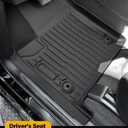 Floor Mats & Cargo Liner Fit for Jeep Wagoneer 2022-2025 7 Seat (Not L or 8 Seat), Trunk Carpet TPE All Weather Protector Anti-Slip Full Set Interior for Jeep Wagoneer 2022 2023 2024 Car Accessories