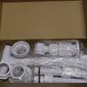 2025 Height Upgrade Pool Fountain - Dual Spray High-Pressure Adjustable Waterfall Sprinkler Cooler for Above-Ground & Inground, 360° Cooling Jet & Relaxation Features, White