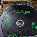 CAP 2-inch Olympic Bumper Plate Weight Set | 100-370 lbs | Multiple Colors | Storage Rack Optional