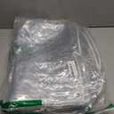 6' X 8' Clear Vinyl Tarp, 14 Mil Clear Tarps Heavy Duty Water Resistant, 400g/m Thickened Tear Resistant with Metal Grommets, for Patio Porch and Garden Chicken Coop