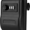 Car Window Lock Box, Key Locks Box Car, Three Digit Locks Boxs Window, Car Windows Lock Box for turo, 3-Digit Combination Lockbox fit GetAround, Ride Share,Large Capacity, Protective Cover