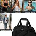Noozion 14 inch Small Gym Bag for Women & Men, Lightweight Carry On Mini Duffle Bag with Multiple Pockets, Sports Bag for Travel and Workout.