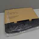 Wireless Keyboard and Mouse Combo, EDJO 2.4G Full-Sized Ergonomic Computer Keyboard with Wrist Rest and 3 Level DPI Adjustable Wireless Mouse for Windows, Mac OS Desktop/Laptop/PC (Black)