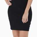 PATPAT Matching Family Outfits Mom and Me Matching Outfits Short Sleeve Round Neck Midi Shirt Dress (L)