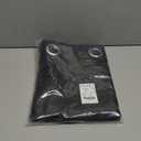 NICETOWN Pitch Black Solid Thermal Insulated Grommet Blackout Curtains/Drapes for Bedroom Window (2 Panels, 42 inches Wide by 63 inches Long, Black)