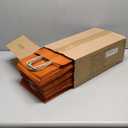 BagDream Gift Bags 8x4.25x10.5 IN 100Ct Kraft Paper Gift Bags with Handles Bulk, Halloween Party Favor Retail Shopping Craft Bags (Orange)