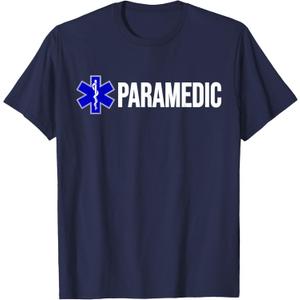 PARAMEDIC UNIFORM COSTUME TEE STAR OF LIFE EMT EMS AMBULANCE T-Shirt XS
