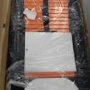 Telescoping Ladder, 16.5FT Aluminum Collapsible Extension Ladder with 2 Triangle Stabilizers & Non-Slip Feet, Portable Ladder Max Capacity 330 LBS for Home, RV, Outdoor(Orange)