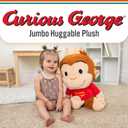 Curious George Cuteeze Stuffed Animal Plush Toy Monkey – Cute Cuddle Plushie Gift for Baby and Toddler Boys and Girls – 25 Inches